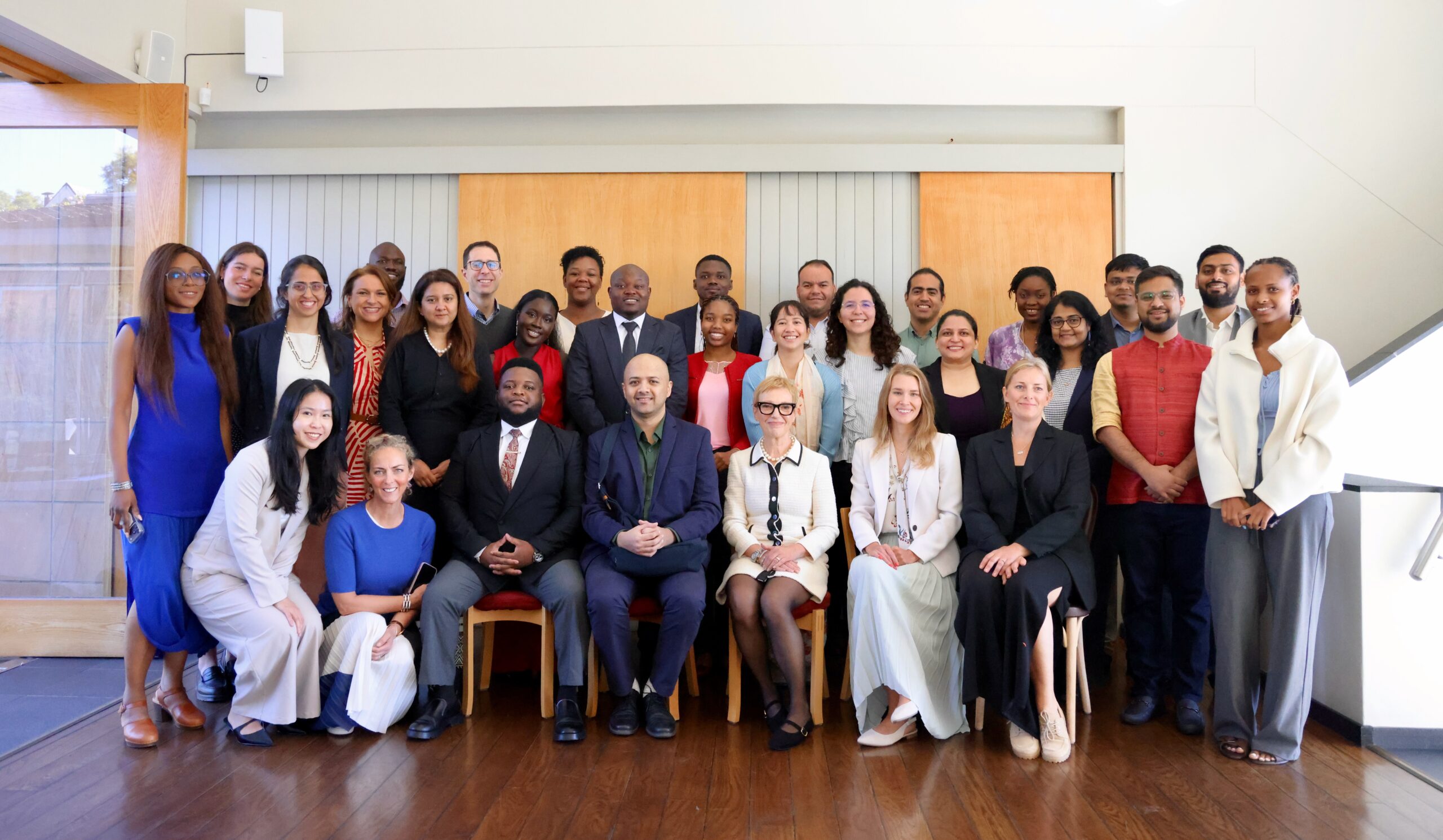 Startups from Africa and Asia at the inaugural UNICEF Femtech Ventures cohort gathering in Pretoria, South Africa